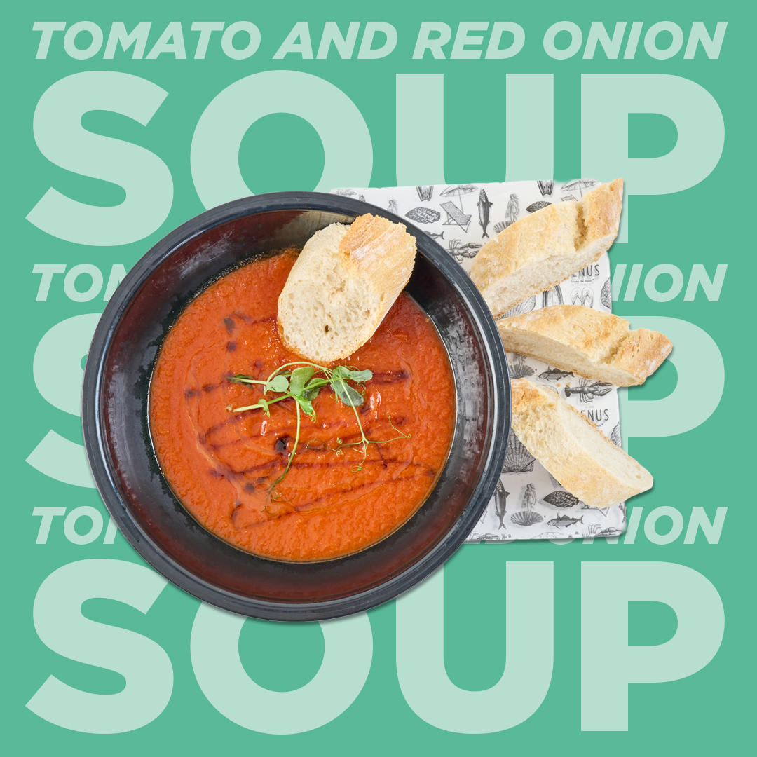 Tomato & Red Onion Soup VG Teignmouth only